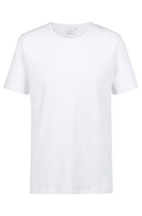 Greiff Herren T-Shirt weiß kurzarm Stretch