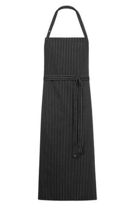 Latzschürze Nadelstreifen schwarz-weiß 72x100cm 2er Pack