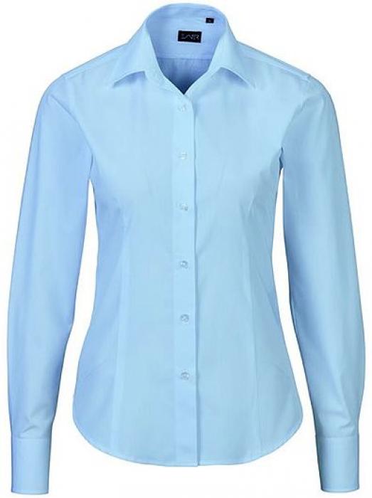 Berufsbekleidung Damen-Bluse langarm farbig