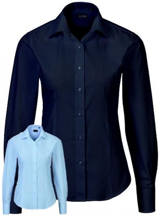 Berufsbekleidung Damen-Bluse langarm farbig