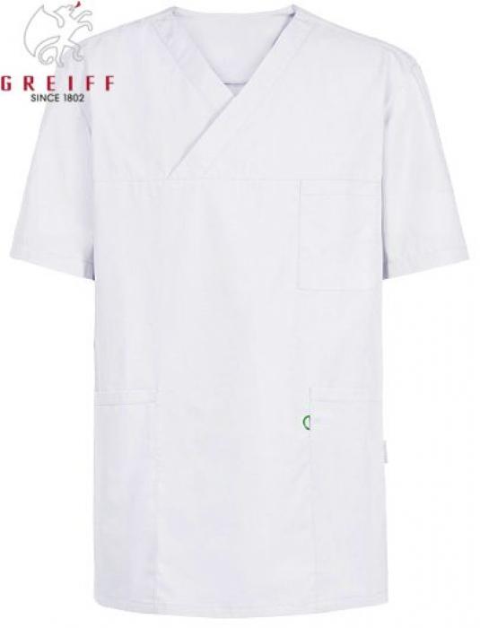 Schlupfkasack unisex Kasack weiß Pflege & Medizin