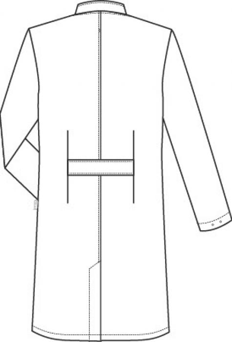 Arztkittel Stehkragen unisex Damen und Herren