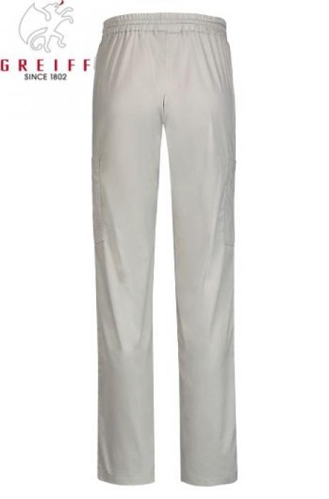 Rückseite Schlupfhose lichtgrau unisex mit Tunnelzug