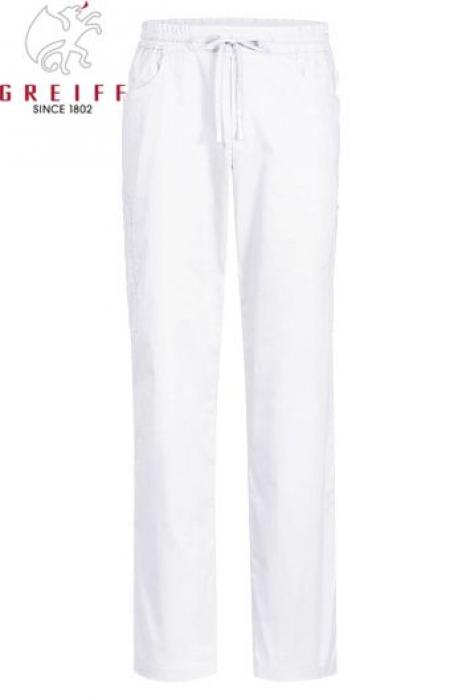 Schlupfhose weiß unisex mit Tunnelzug