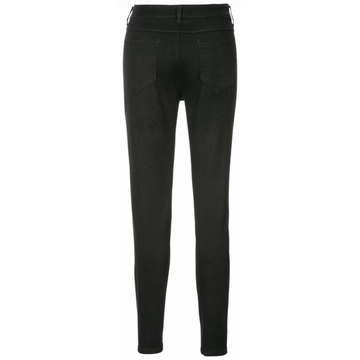 Arbeitshose Damen 5 Pocket Skinny Jeans schwarz Stretch
