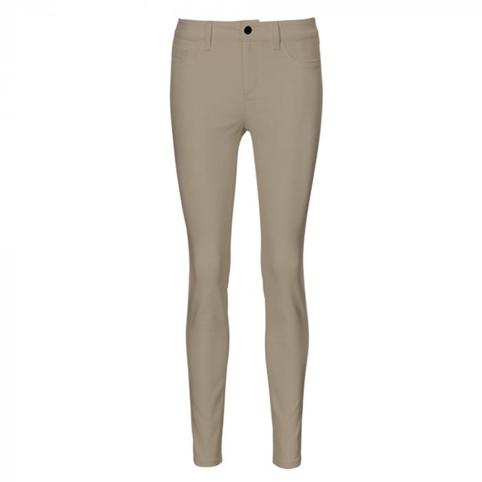 Arbeitshose Damen 5 Pocket Skinny Jeans beige Stretch
