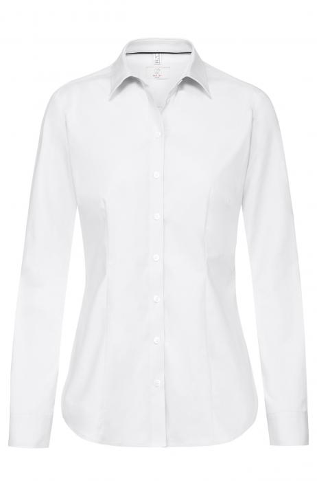 Damen Bluse langarm Stretch Greiff Regular Fit
