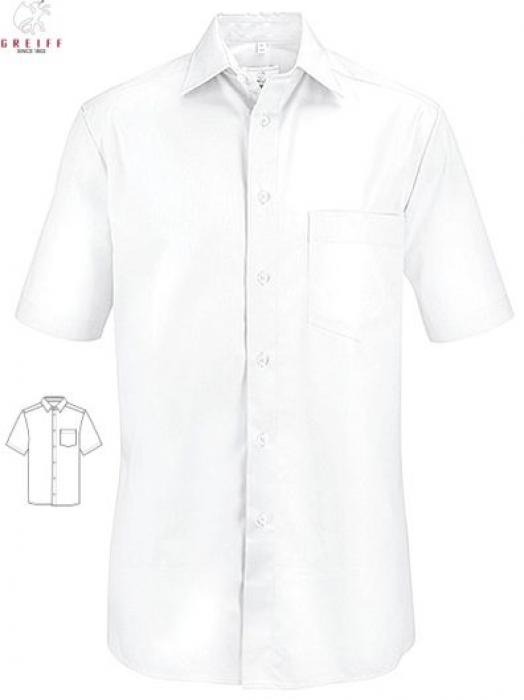 Herren-Hemd halbarm weiß Greiff BASIC