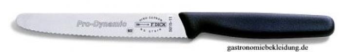 Allzweckmesser 11 cm Pro-Dynamic, Wellenschliff, weiß, F. Dick