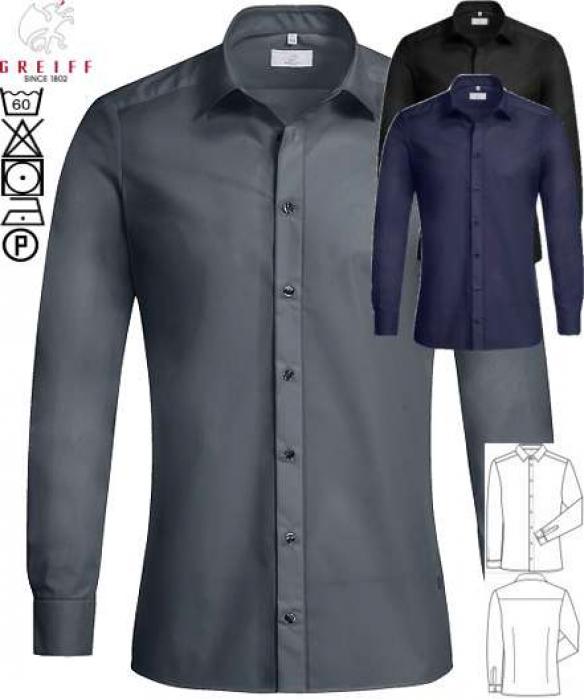 Greiff Herren Hemd langarm weiß BASIC