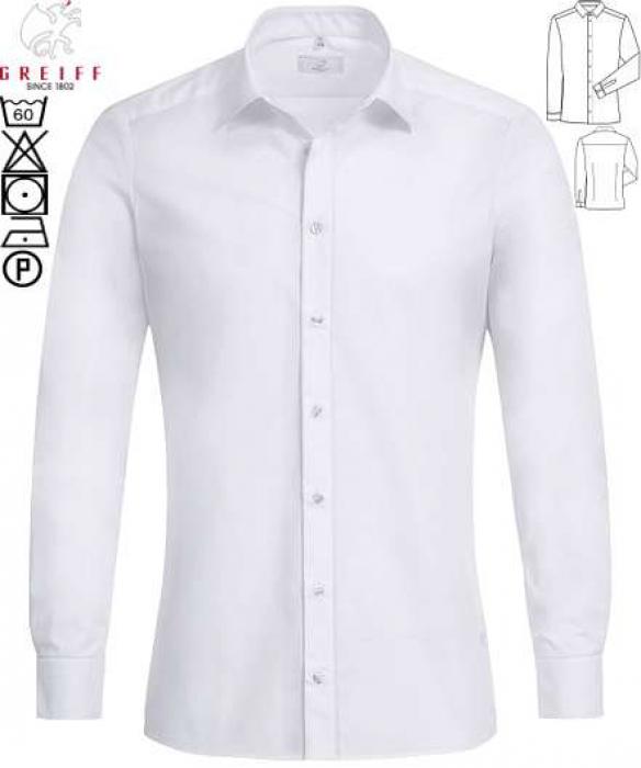 Greiff Herren Hemd langarm weiß BASIC