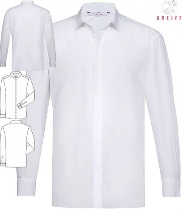 Herren Hemd langarm weiß Greiff Simple