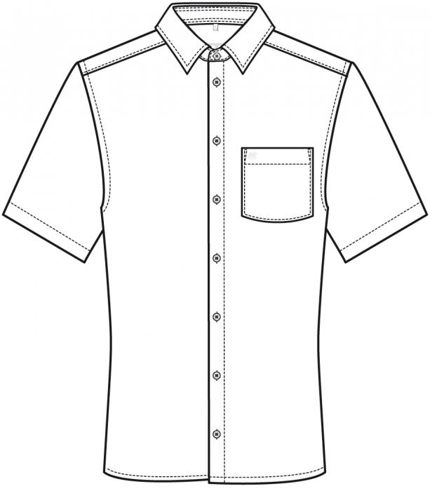 Herren Hemd kurzarm bleu Greiff Leasing Regular Fit