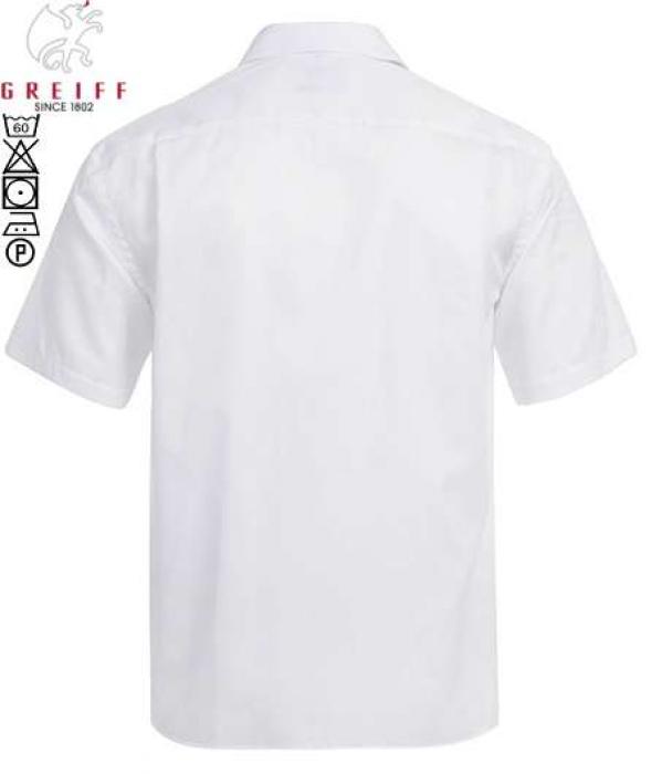 Greiff Herren Hemd weiß kurzarm Premium ComfortFit