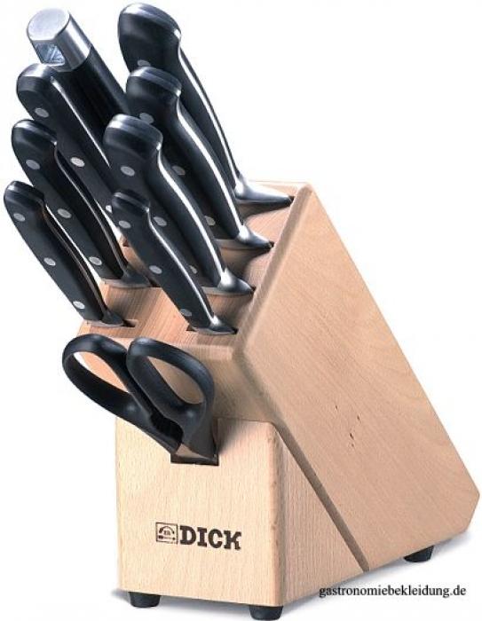 Holz-Messerblock, geschmiedet, F. Dick