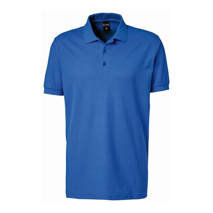 Poloshirt königsblau Herren & Damen Stretch kurzarm