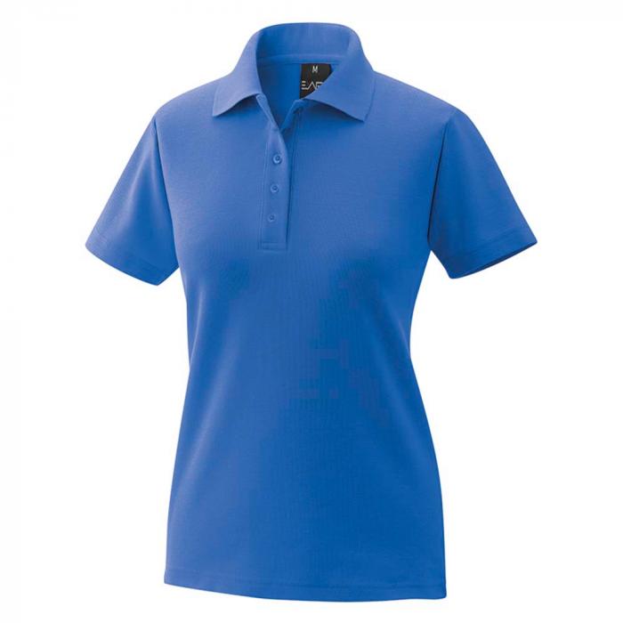 Poloshirt königsblau Damen Stretch kurzarm