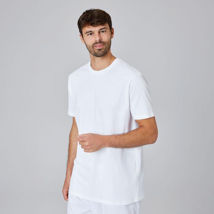 T-Shirt, unisex, weiß, einzeln