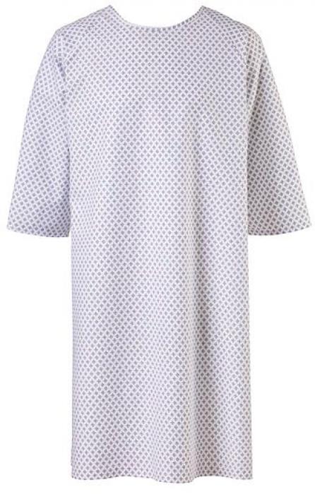 Patientenhemden weiß/bedruckt einzeln