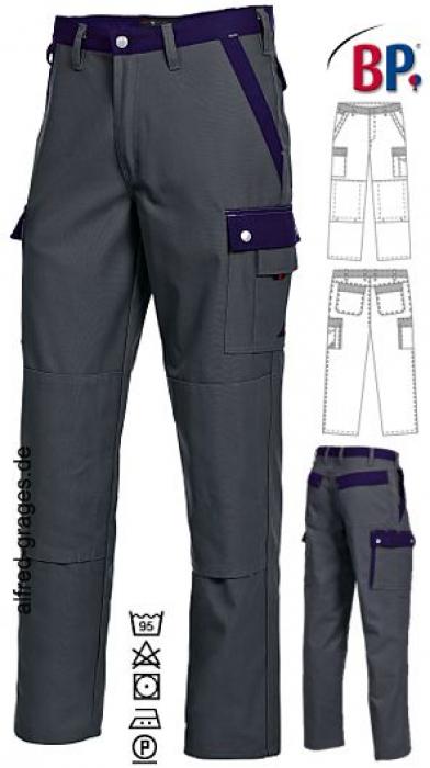 BP® Arbeitshose Cargohose dunkelgrau/ dunkelblau