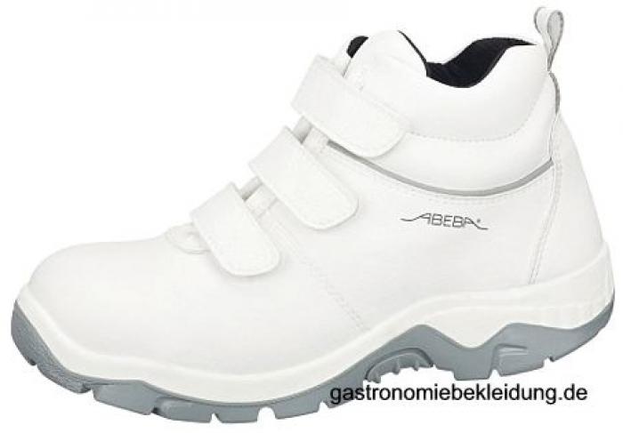 Sicherheitsstiefel, weiß, Abeba, Klettverschluss