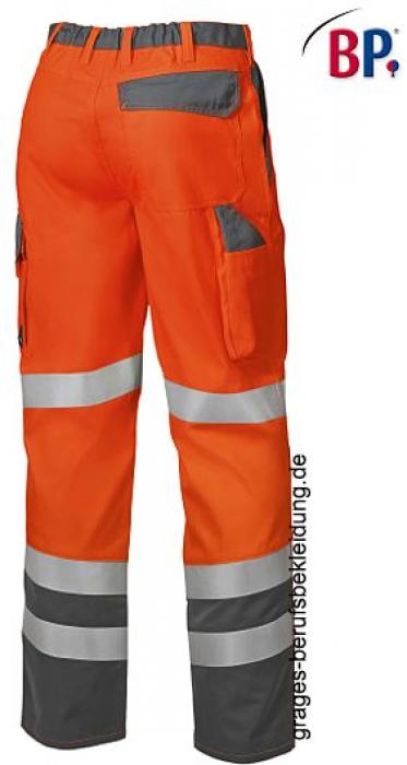 Arbeitshose, warnorange/dunkelgraua