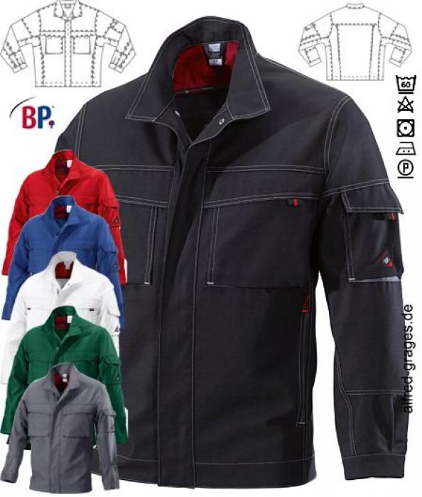 Arbeitsjacke, Bewegungsfalten