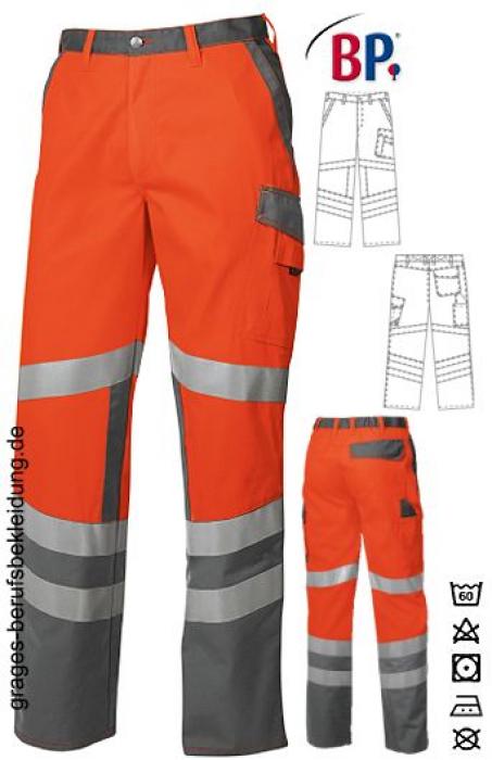 Warnschutzhose orange warnorange/dunkelgrau