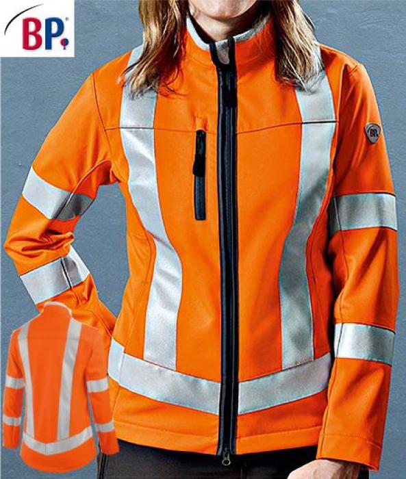 Warnschutzjacke Softshell Damen orange