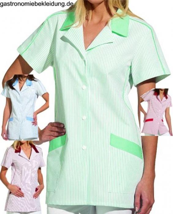 Kasack Damen Hosenkasack kurzarm Webstreifen