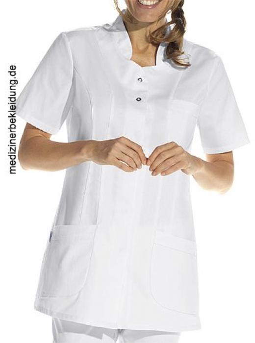 Hosenkasack weiß Damen kurzarm für Pflege & Medizin