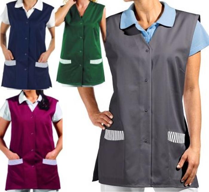 Leiber Westenkasack ohne Arm, Druckknöpfe