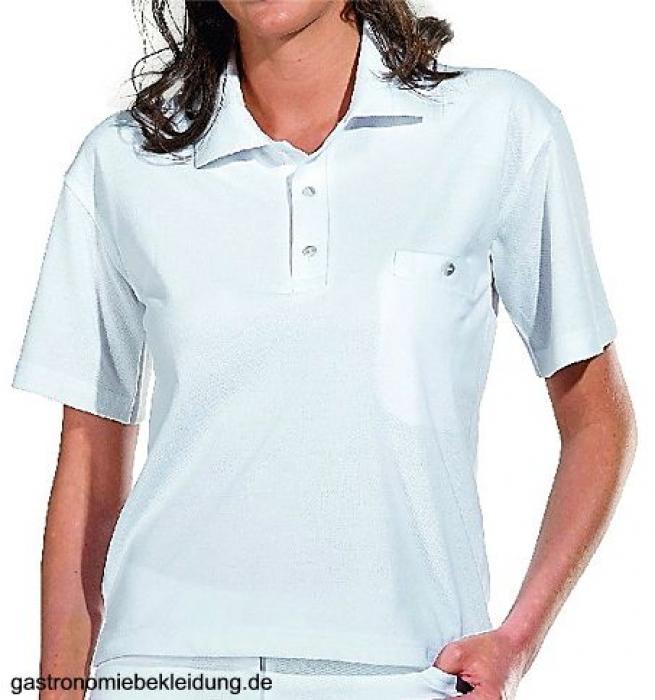 Polo-Pique-Shirt 1/2 Arm, weiss, Halbarm