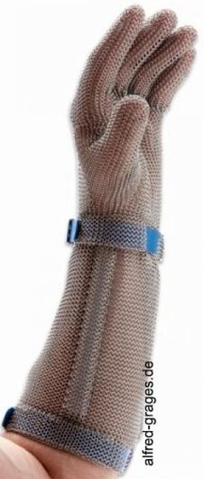 Stechschutzhandschuh mit 19 cm Stulpe, Gr. 4