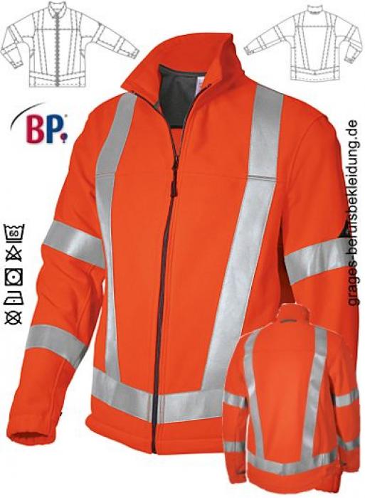 Warnschutz Fleecejacke orange