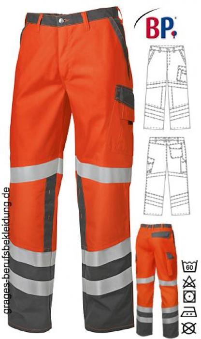 Warnschutzhose warnorange/dunkelgrau