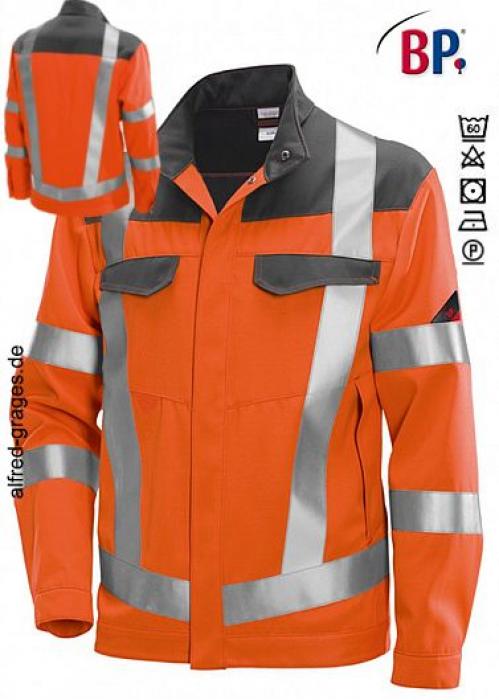 Warnschutzjacke orange/dunkelgrau