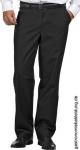 Herren-Hose, schwarz, Stretch