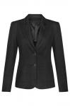 Jersey Damen Kurzblazer Greiff Casual 2-Knopf glencheck