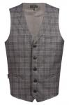 Greiff Herren Weste Glencheck kariert Reverskragen