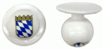 Kugelknöpfe Kochknöpfe Wappen Bayern