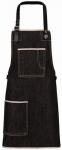 Kinder Latzschürze schwarz 45 x 60 cm