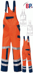 Warnschutzlatzhose warnorange/dunkelblau