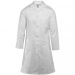 Damen Kurzmantel Stehkragen weiß langarm