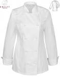 Kochjacke Damen weiß langarm Greiff