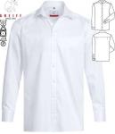 Greiff Herren Hemd weiß langarm Premium Comfort Fit
