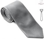 Greiff Krawatte, uni silbergrau