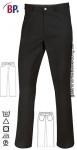 Kochhose schwarz Damen & Herren Jeansform