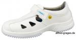 Abeba ESD-Sicherheitsschuh weiß Mikrofaser