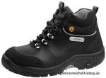 Abeba ESD-Sicherheitsstiefel schwarz Stahlkappe kratzfeste Beschichtung